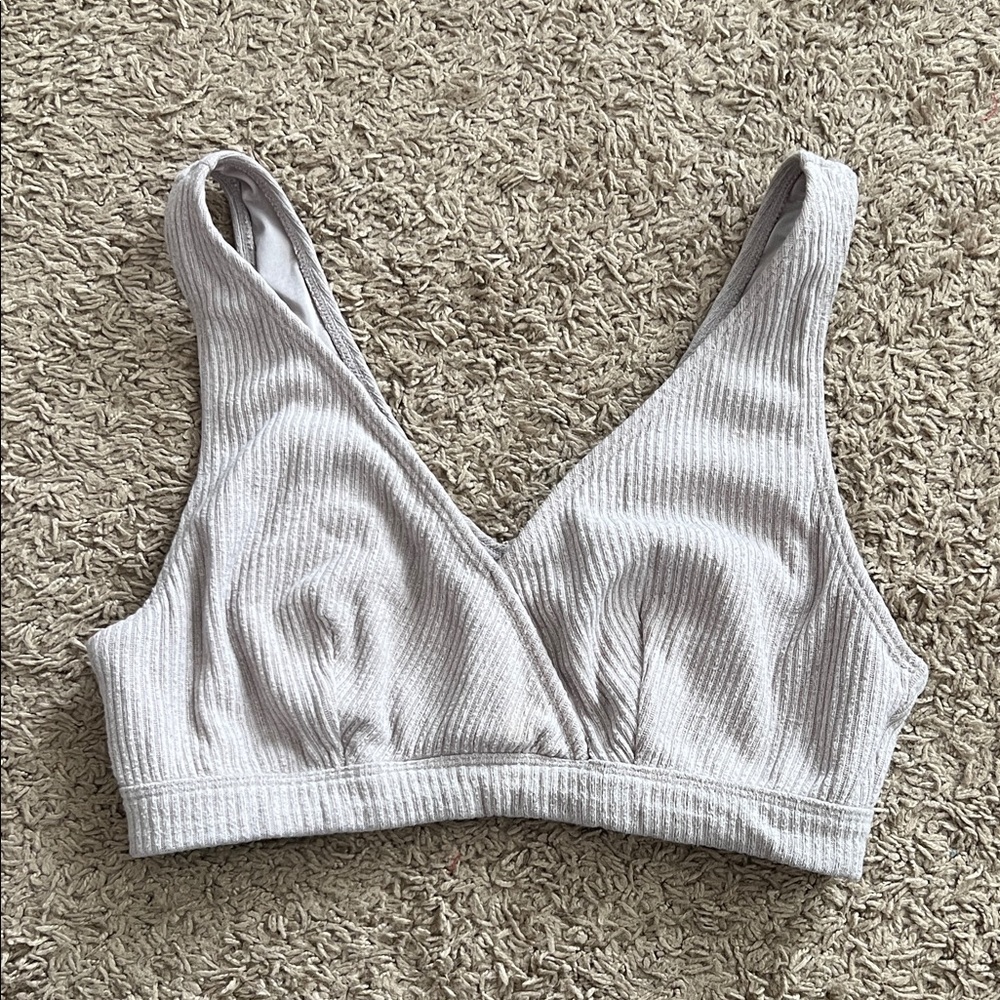Maurices Tan Ribbed Bralette
